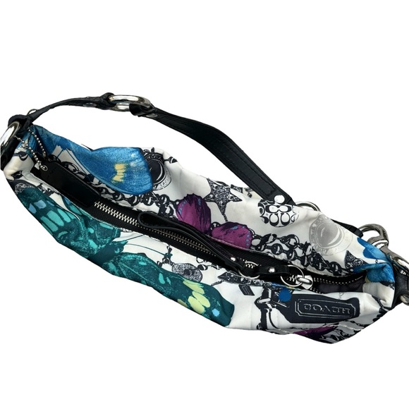 COACH Rare Limited Edition “Carly” Multicolor Butterfly Boho Purse - Picture 6 of 13